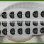 Multilayer small round cosmetic sticker label