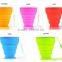 2015 foldable silicone cup, drinking water bottle, silicon cup