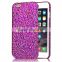 Glitter Powder Leather Coated Hard Plastic Cover for Apple iphone 6/6s