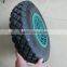 plastic rim pu foam wheel, flat free tire 4.80/4.00-8