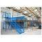pallet shutte system on mezzanine rack floor