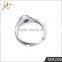 Fashion High Quality White Gold Sterling Silver Rings