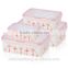 Rectagular shape PP food grade plastic storage box for food container set of 4