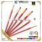 Free Sample 6pcs Set Wood Handle Filbert Shape Nylon Hair Artist Brush In Stock