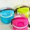 Single wall bento lunch box with handle/Plastic lunch box/Food container/Food Jar