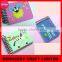 Soft pvc custom 3D cute soft cover note book