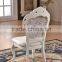 Solid wood carved rustic chairs eating dining set chairs