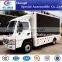 Three-side-showing LED mobile attractive advertising vehicle Foton P10 outstanding display screen advertising vehicle for sale
