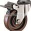 Stainless Steel Top Plate fork Casters