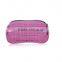 Professional Colorful Round Pearl Grail PVC Vinyl Makeup Case with Zipper