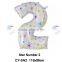 New Design 40Inch Star Number Balloon Helium Foil Balloon