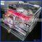 Factory Wholesale Popular Acrylic Cosmetic Cube w/ DIVIDERS
