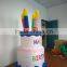 DJ-XT-61Inflatable Birthday Cake Fun Express Happy Birthday Party Decoration New