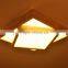 new style modern LED ceiling lamp, double shades acrylic ceiling lamp, wooden base ceiling lamp