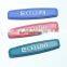 Metal plastic logo for cases and bags