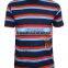 2015 lastest design for men's promation yarn dye O neck T-shirt