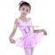 C2156 hot girl low back ballet leotard with skirt
