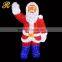 santa claus lamp of christmas decoration