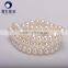 near round fresh water pearl bracelet YSB004 three layer fine jewery