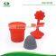 Red series potted silicone tea infuser/tea ball