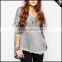 A relaxed fashion Wide neckline Dropped shoulder softtextile rounded hem t shirt and round bottom t shirt