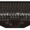 IP65 all-in-one industrial membrane keyboard with back light