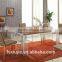 Z629 Heavy duty chrome leg leather fabric dining chair