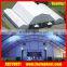 Big warehouse tent with aluminum panels wall