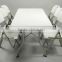 6FT MODERN OUTDOOR BLOW MOLD TABLE WITH FOLDING LEGS