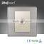 2015 China Hot Sale Wholesaler Wallpad Luxury Wall Light Switch Panel Television TV Socket