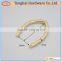 New arrival Light gold Metal Simple bag decoration accessory for briefcase