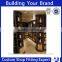 Red Wine Bottle Display Shelving System For Distributors
