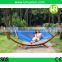 Double Natural Color Wood Mesh Hammock Stand