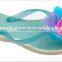 2016 fashion stylish pvc beach lady slippers with many colors