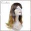 dark roots long blonde hair wig ombre color at wholesale cheap price