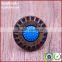 Fancy custom decorative hats clothing long dress metal buttons