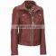 Fashion Leather Ladies Jacket Factory Price