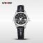 Promotional Gift WEIDE WG93009 Fashion Watches With Stainless Steel Case Back Water Resistant Leather Watches Women