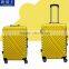 Diagonal Stripes Pattern ABS PC Zip Lock Bags Luggage Bags With Luggage Wheel