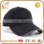 Headwear manufacturer offer cotton twill black brimless baseball cap