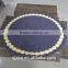 hand crochet carpet crochet round cotton floor rug