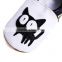 2016 new black cat backing white comfortable wear childrens shoes