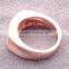 >>>2016 YIWU T&J new Korean style women girl fashion rings for couples gold plated rhinestone crystal rings for women/
