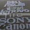 Acrylic crystal letter sign for store decoration