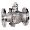 China Manufacturer High temperature stainless steel ball valve with flanged ends