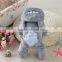 fancy Holloween cosplay grey chinchilla costume cat dog pet wear pet apparel