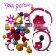 plastic pop beads,pop toys for gilr,fashion jewelry toys