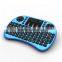 2015 NEWEST Airmouse Rii i8+ 2.4G Wireless Mini Keyboard for Google Android Devices with Multi-touch up to 15 Meters