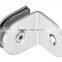 GB-03E L shape bathroom glass clamp Satin/Polish finishing Sus201/304/316 shower glass door clips 6-12mm glass connector