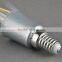2015 new style Antique LED filament C35 with plastic silver palted 2W E12 110V dimmable